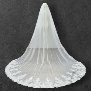 🆕Elegant White Lace Bridal Veil